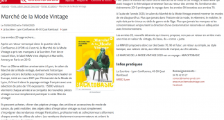 JDS Marché de la Mode Vintage revue de presse